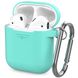 Чохол з карабіном для Apple AirPods AHASTYLE Silicone Case with Carabiner for Apple AirPods - White (AHA-01060-WHT), ціна | Фото 1
