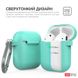 Чехол с карабином для Apple AirPods AHASTYLE Silicone Case with Carabiner for Apple AirPods - White (AHA-01060-WHT), цена | Фото 4