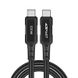 Кабель Acefast C4-03 USB-C to USB-C 100W (2m) - Black, цена | Фото 1