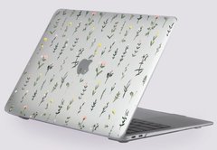Пластиковая прозрачная накладка Oriental Case (Small Flowers) для MacBook Pro 14 (2021) M1