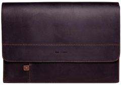Кожаный чехол ручной работы INCARNE ATLAS для MacBook Air 15 (2023-2024) М2/М3 - Коричневый