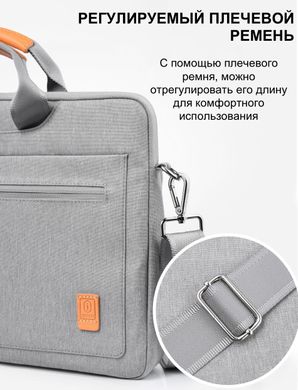 Сумка WIWU Pioneer Handbag for MacBook 15.4-16 inch - Gray, цена | Фото