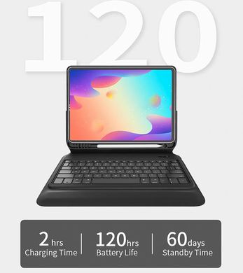 Чехол-клавиатура WIWU Keyboard Cover for iPad 11 (2018 | 2020 | 2021) - Black, ціна | Фото