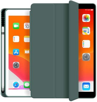 Чехол-книжка с держателем для стилуса STR Trifold Pencil Holder Case PU Leather for iPad Air 10.5 (2019) / Pro 10.5 - Red, цена | Фото