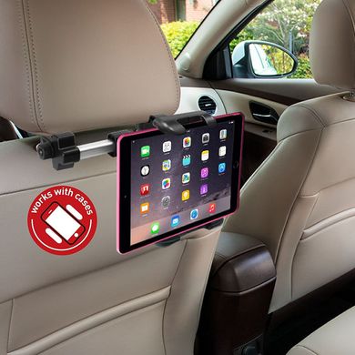 Автодержатель для планшета Macally Car Universal Mount for iPad - Черный алюминий (HRMOUNTPRO-B), цена | Фото