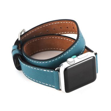 COTEetCI “W9” Apple Watch LEATHER 38 mm - Blue, цена | Фото