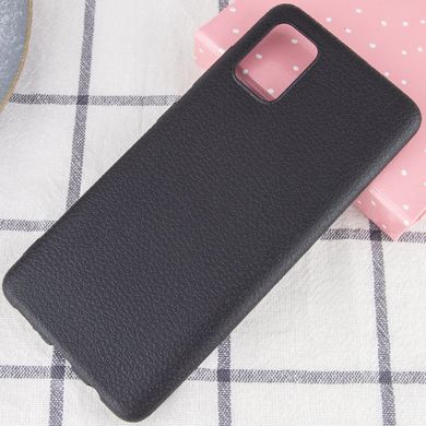 PU накладка Epik leather series для Samsung Galaxy A71 - Чорний, ціна | Фото