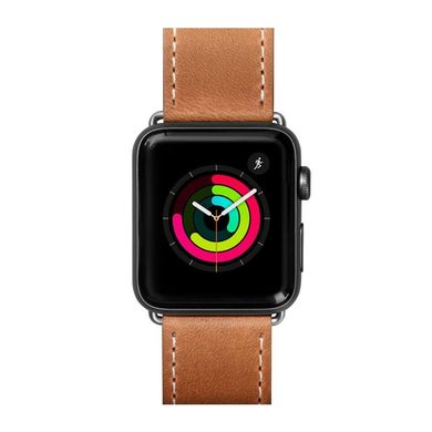 Ремінець LAUT SAFARI для Apple Watch 42/44/45 mm (Series SE/7/6/5/4/3/2/1) - Brown (LAUT_AWL_SA_BR), ціна | Фото