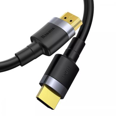 HDMI Кабель Baseus Cafule 4KHDMI Male To 4KHDMI Male (1m) - Black (CADKLF-E01), ціна | Фото