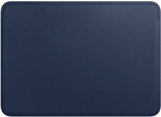 Чехол WIWU Skin Pro Leather Sleeve for MacBook Pro 15 - Midnight Blue (WW-SKIN-15-BL), цена | Фото