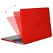 Пластиковый матовый чехол-накладка STR Matte Hard Shell Case for MacBook Pro 16 (2019) - Red, цена | Фото 2