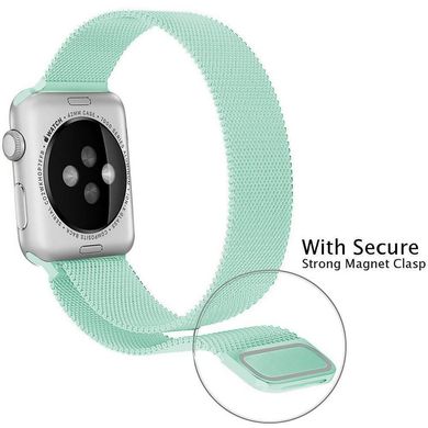 Металлический ремешок STR Milanese Loop Band for Apple Watch 42/44/45 mm - Green, цена | Фото
