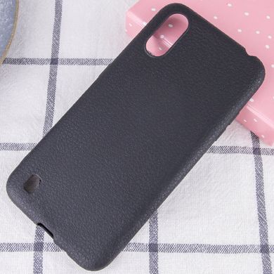 PU накладка Epik leather series для Samsung Galaxy A01 - Черный, цена | Фото