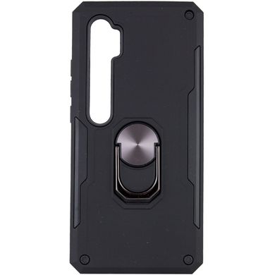 Ударопрочный чехол SG Ring Color магнитный держатель для Mi Note 10 / Note 10 Pro / Mi CC9 Pro - Черный, цена | Фото