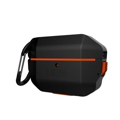 Чехол UAG для Airpods Pro Hardcase - Black/Orange (10225F114097), цена | Фото