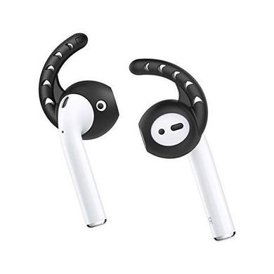 Силіконові тримачі для Apple AirPods MIC Silicone Ear Hooks for Apple AirPods - 3 pairs, White, ціна | Фото