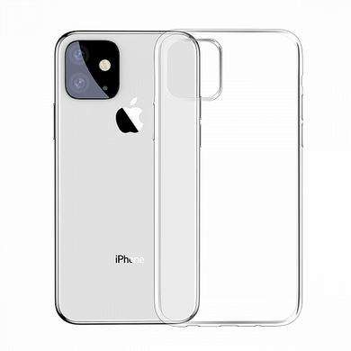 Силіконовий чохол Baseus Simple Series Case for iPhone 11 - Clear (ARAPIPH61S-02), ціна | Фото