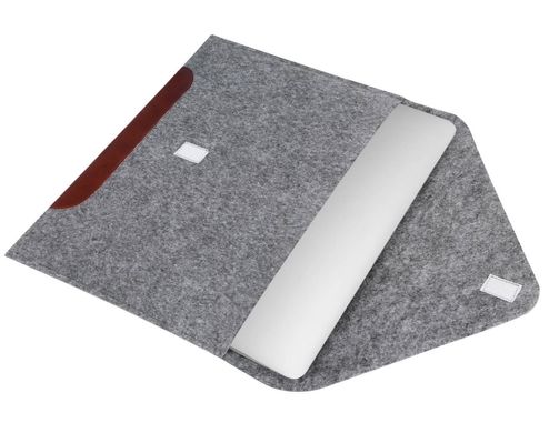 Войлочный чехол-конверт Gmakin для MacBook Air 13 (2012-2017) / Pro Retina 13 (2012-2015) / Pro 14 (2021 | 2023) M1 | M2 | M3 - Brown (GM10), цена | Фото