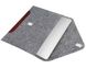 Войлочный чехол-конверт Gmakin для MacBook Air 13 (2012-2017) / Pro Retina 13 (2012-2015) / Pro 14 (2021 | 2023) M1 | M2 | M3 - Brown (GM10), цена | Фото 4