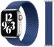 Тканевый монобраслет STR Braided Solo Loop for Apple Watch 45/44/42 mm (Series SE/7/6/5/4/3/2/1) (Размер S) - PRODUCT (RED), цена | Фото