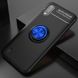 TPU чохол Deen ColorRing під магнітний тримач (opp) для Samsung Galaxy A01 - Чорний / Синій, ціна | Фото 3
