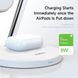 Док-станция с MagSafe DUZZONA W9 3-in-1 Wireless Charger Stand - White, цена | Фото 6