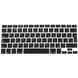 Накладка на клавиатуру STR для MacBook 12 / Pro 13 (2016-2019) - Черная EU (без Touch Bar) (с русскими буквами), цена | Фото