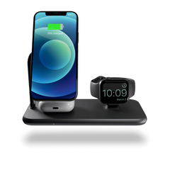 Zens Magnetic + Watch Aluminium Wireless Charger Black with 30W USB-C PD Wall Charger (ZEDC18B/00), цена | Фото