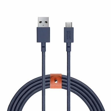 Кабель Native Union Belt Cable USB-A to USB-C Zebra (3 m) (BELT-KV-AC-ZEB-3), цена | Фото