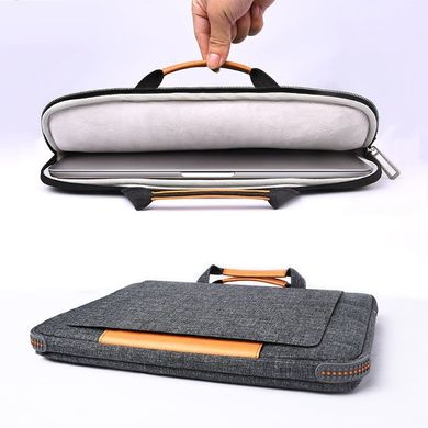 Чехол-сумка WIWU Smart Stand Sleeve for MacBook Pro 15 (2016-2019) / Pro Retina 15 (2012-2015) / Pro 16 (2019) - Gray, цена | Фото