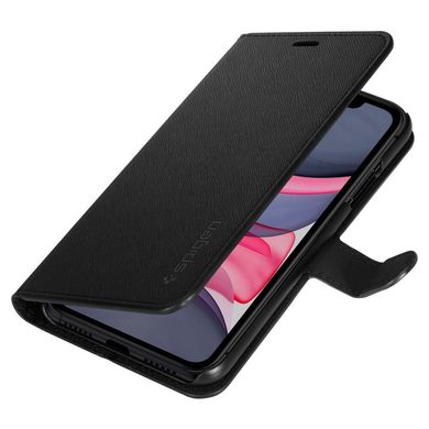 Чехол Spigen для iPhone 11 Wallet S, Saffiano Black, цена | Фото