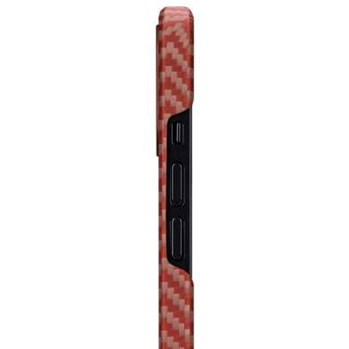 Чохол Pitaka MagEZ Case Herringbone Red/Orange for iPhone 12 mini (KI1207), ціна | Фото