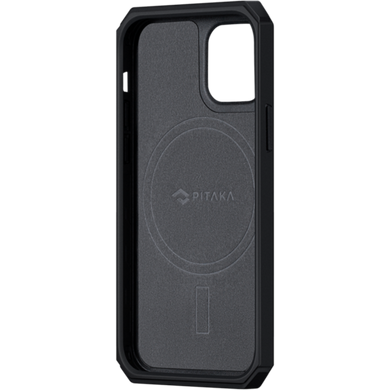 Чохол Pitaka MagEZ Case Pro 2 Twill Black/Grey for iPhone 12 (KI1201MP), ціна | Фото