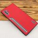 TPU чохол SHENGO Textile series для Samsung Galaxy Note 10 Plus - Червоний, ціна | Фото 2