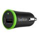 Автомобильная зарядка Belkin Car Charger (12W) USB 2.4A, MicroUSB 1.2м, black, цена | Фото 2