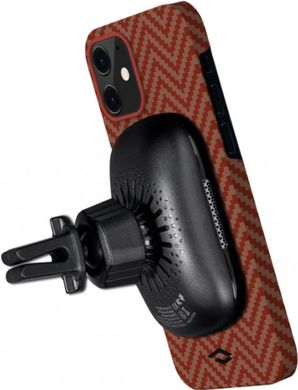 Чехол Pitaka MagEZ Case Herringbone Red/Orange for iPhone 12 Pro Max (KI1207PM), цена | Фото