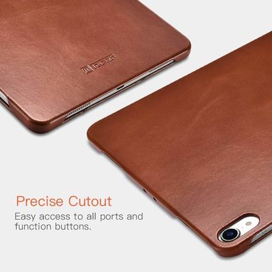 Чохол iCarer Vintage Genuine Leather Folio Case for iPad Pro 12.9 (2018) - Brown, ціна | Фото