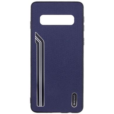 TPU чехол SHENGO Textile series для Samsung Galaxy S10 - Черный, цена | Фото