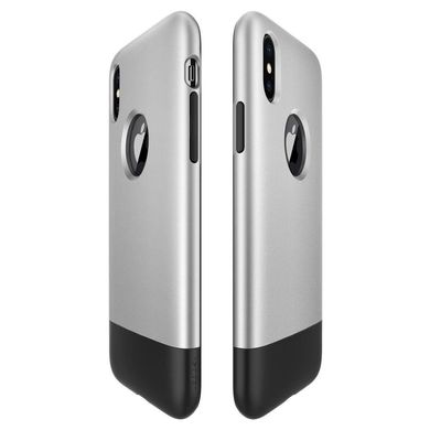 Чохол Spigen Classic One [10th Anniversary Limited Edition] for iPhone X - Aluminum Gray (057CS23345), ціна | Фото