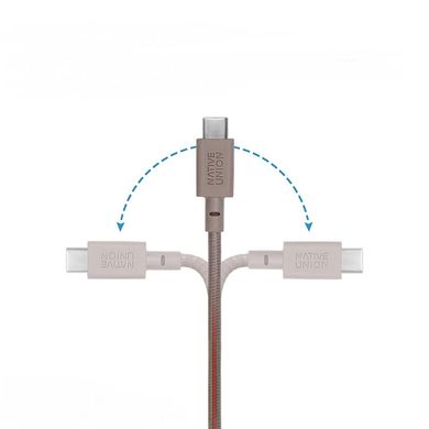Кабель Native Union Belt Cable USB-A to USB-C Zebra (1.2 m) (BELT-KV-AC-ZEB), ціна | Фото