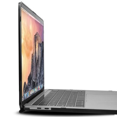 Кожаный чехол WIWU Leather Hard case for MacBook Pro 13 (2016-2020) - Black (WI-HARD-13-B), цена | Фото