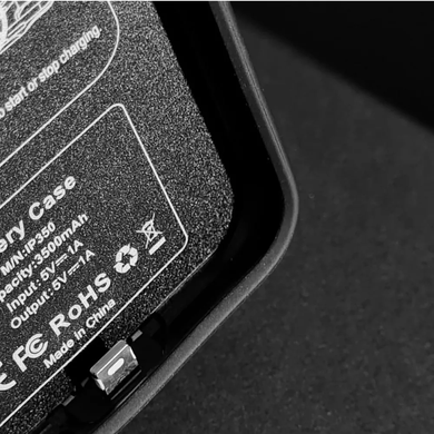 Чохол-акумулятор MIC (4500 mAh) для iPhone 12 Pro Max - Black, ціна | Фото