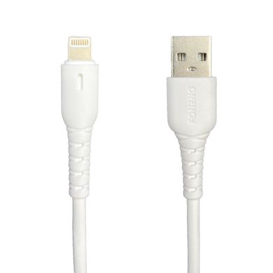Кабель FONENG X56 (1m) Lightning to USB - White, ціна | Фото