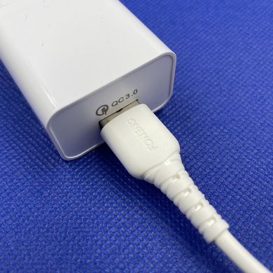 Кабель FONENG X56 (1m) Lightning to USB - White, цена | Фото