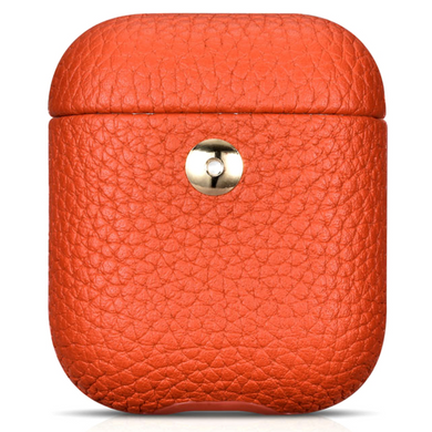 Кожаный чехол для AirPods iCarer Hermes Leather Case - Red (IAP040-R), цена | Фото