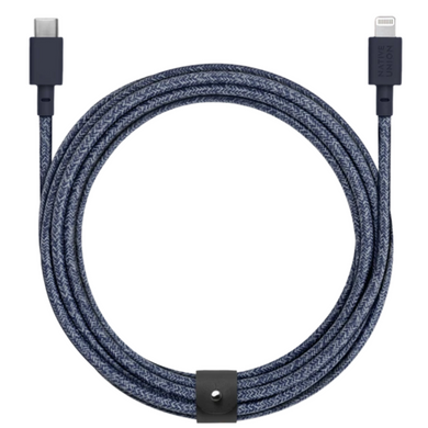 Кабель Native Union Belt Cable XL USB-C to Lightning Indigo (3 m) (BELT-CL-IND-3-NP), ціна | Фото
