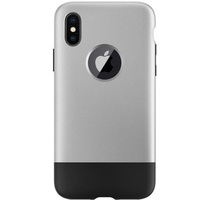 Чехол Spigen Classic One [10th Anniversary Limited Edition] for iPhone X - Aluminum Gray (057CS23345), цена | Фото