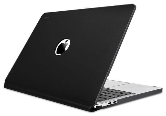 Шкіряний чохол WIWU Leather Hard case for MacBook Pro 13 (2016-2020) - Black (WI-HARD-13-B), ціна | Фото
