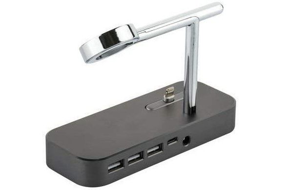 Підставка COTEetCI Base Hub B18 MFI Stand 3 USB Hub, 1 type-c - Silver (CS7200-TS), ціна | Фото