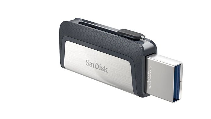 Флешка SanDisk Ultra Dual Type-C USB 3.1 OTG и USB Type-A for Apple Mac / PC 64GB, цена | Фото